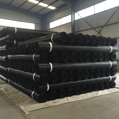 стекло PP двухосное Geogrid полипропилена 39x39mm для подкрепления основания дороги